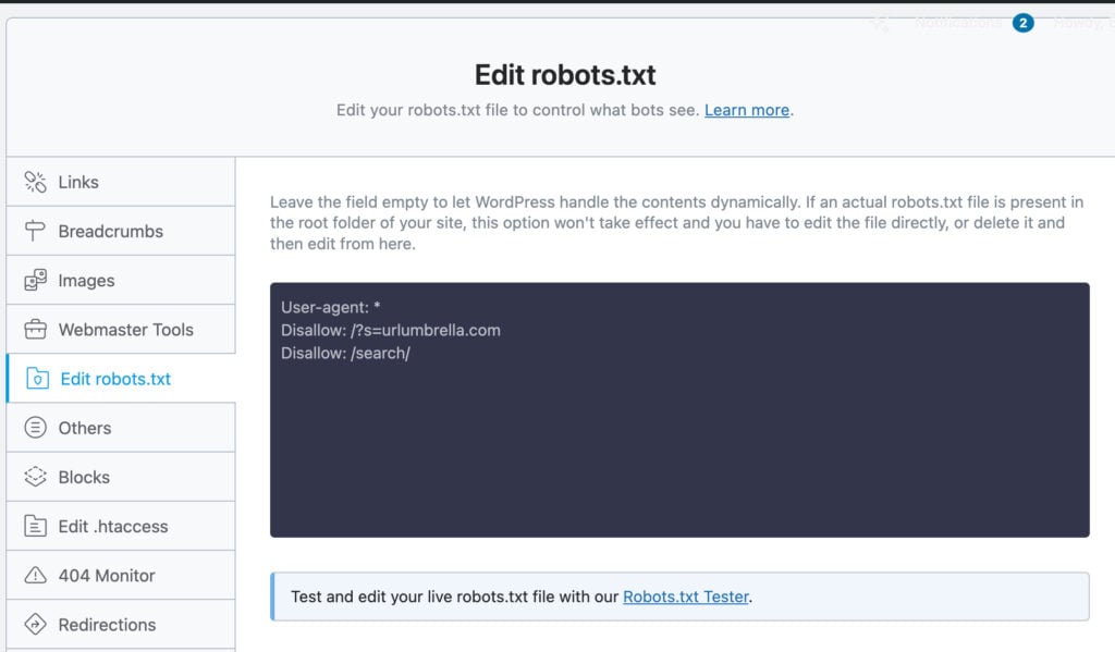 Referral Spam - Block The URL in Robots.txt